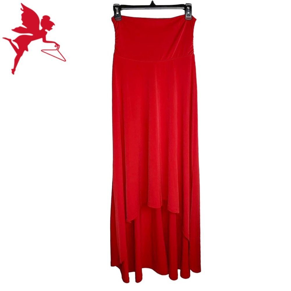 MICHAEL KORS Hi/Lo Stretch Jersey Skirt